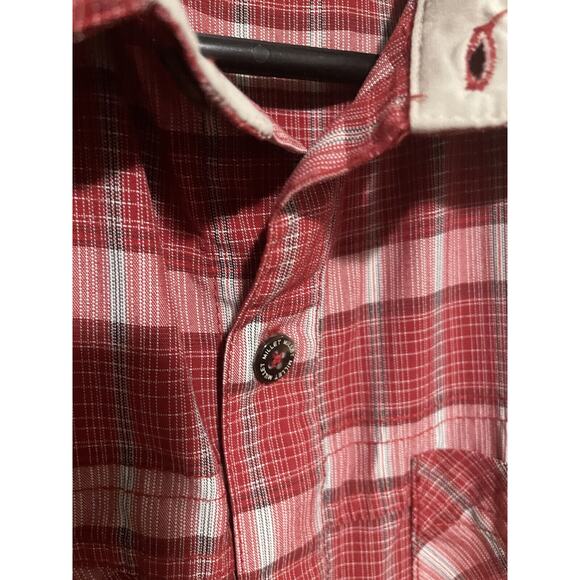 Millet Mountain By Experience Men’s Size Small S Red Plaid Button Short Sleeve - Picture 4 of 11